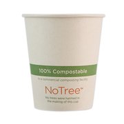 World Centric NoTree Paper Hot Cups, 6 oz, Natural, PK1000 CUSU6